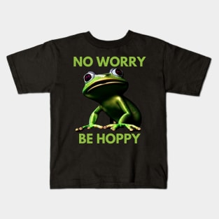 No Worry Be Hoppy Kids T-Shirt
